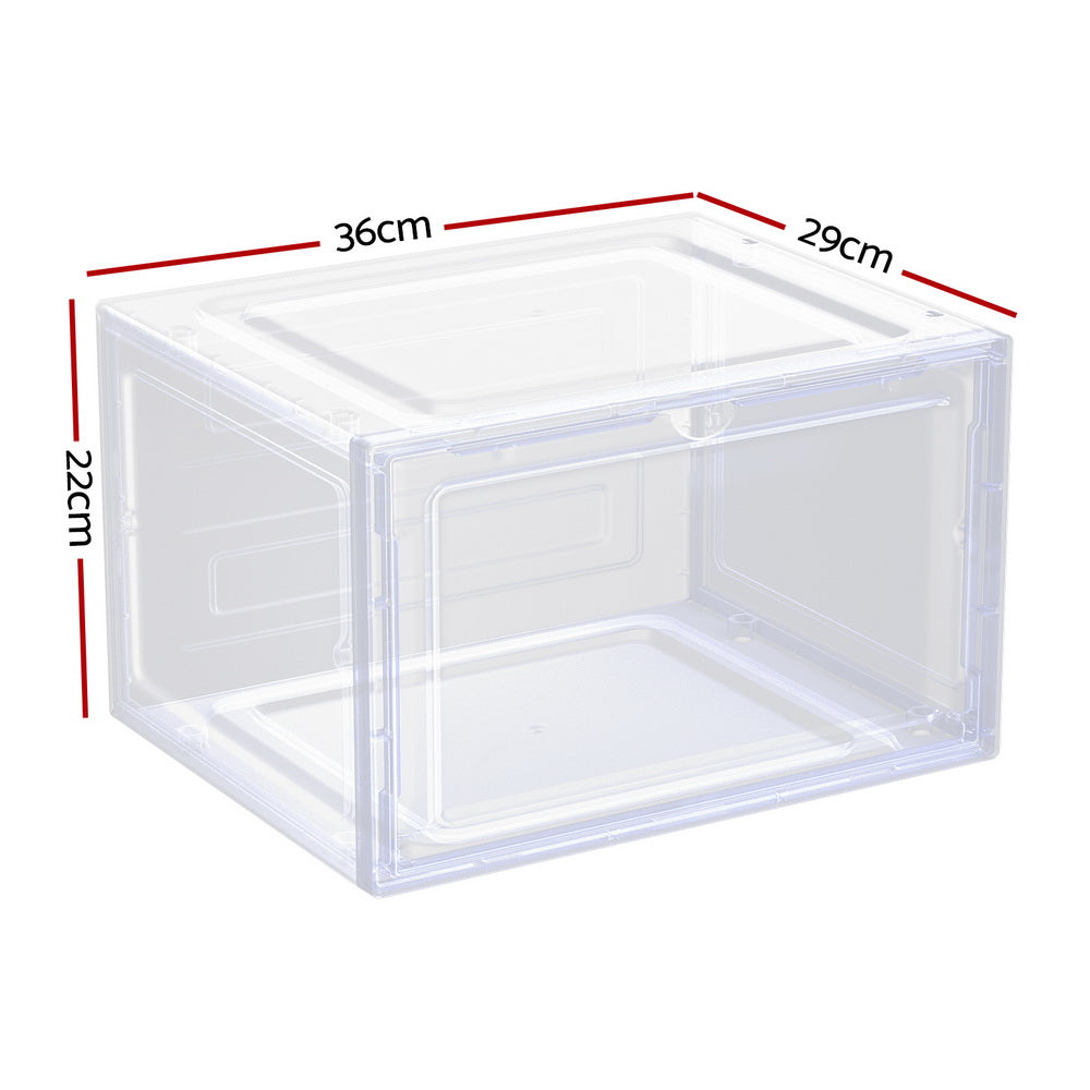 Stackable Magnetic Shoe Storage 6PC