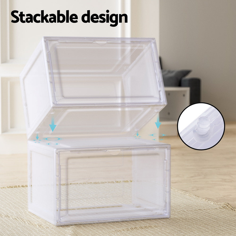 Stackable Magnetic Shoe Storage 6PC