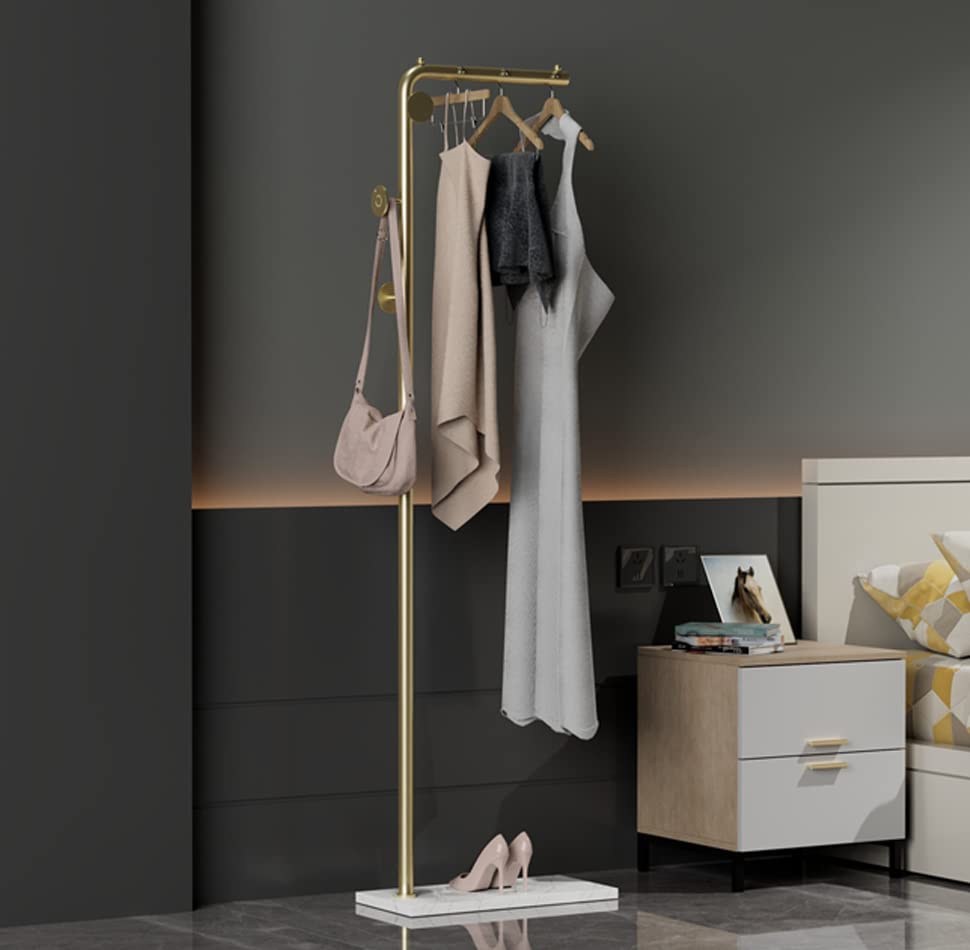 Cova Coat and Hat Rack Marble Base