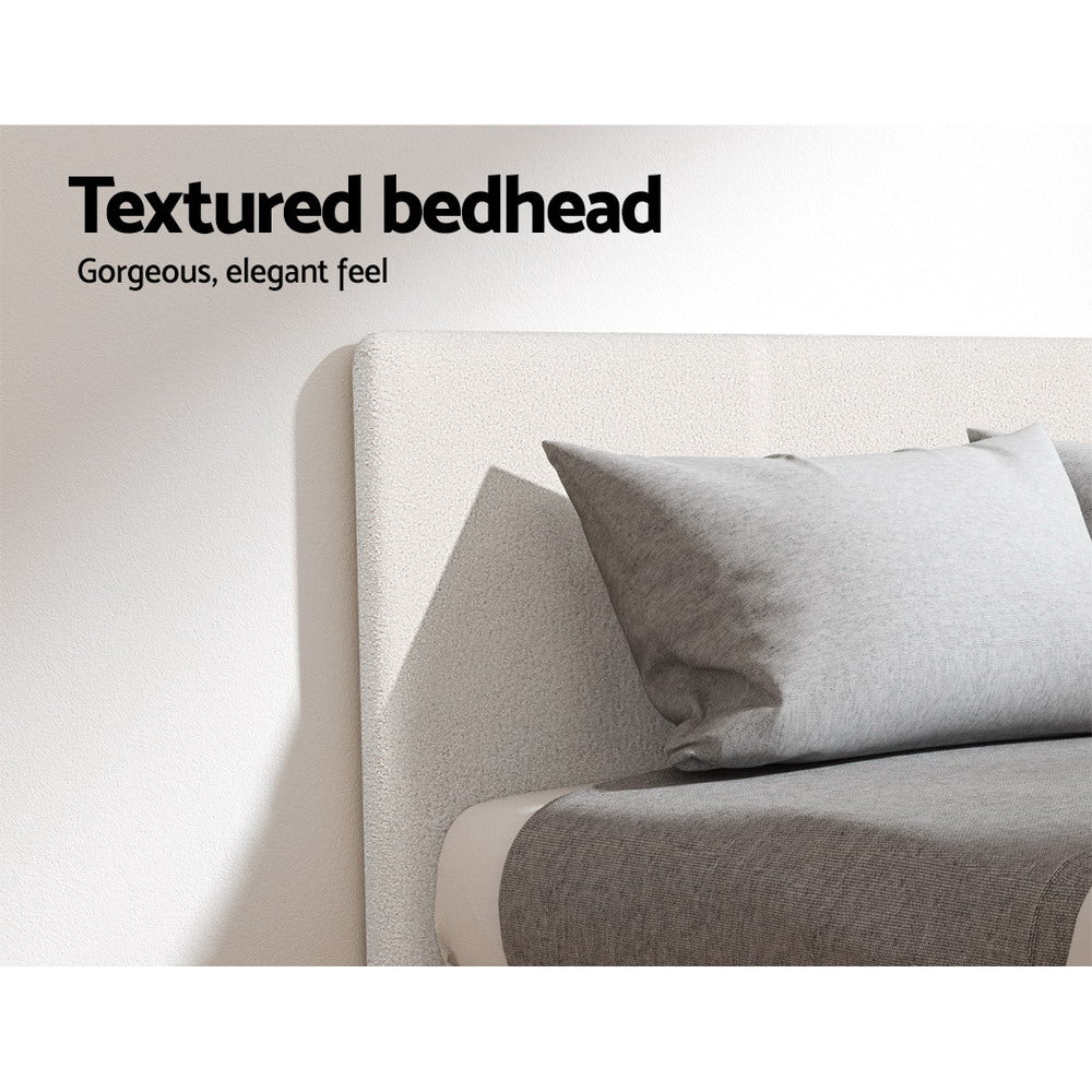 Neo Boucle Double Bed Frame