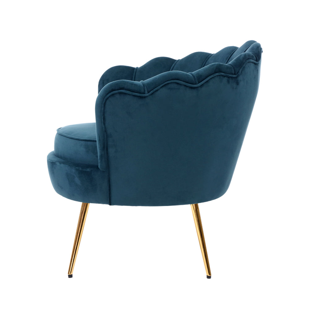 Gatsby Velvet Armchair Teal