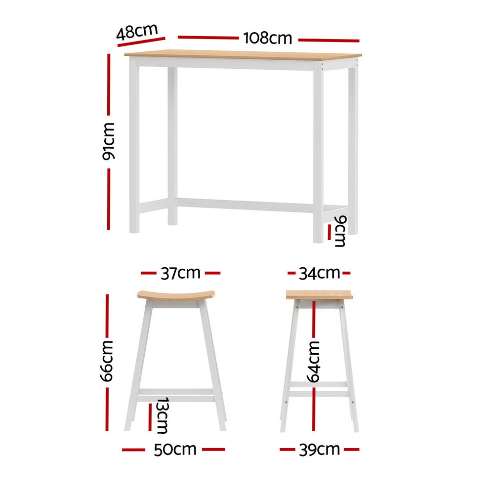 Baron Bar Table and Stool Set