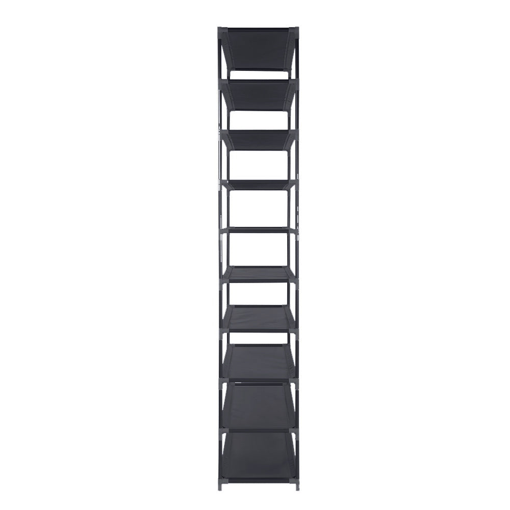 Shoe Rack 10-Tier Black