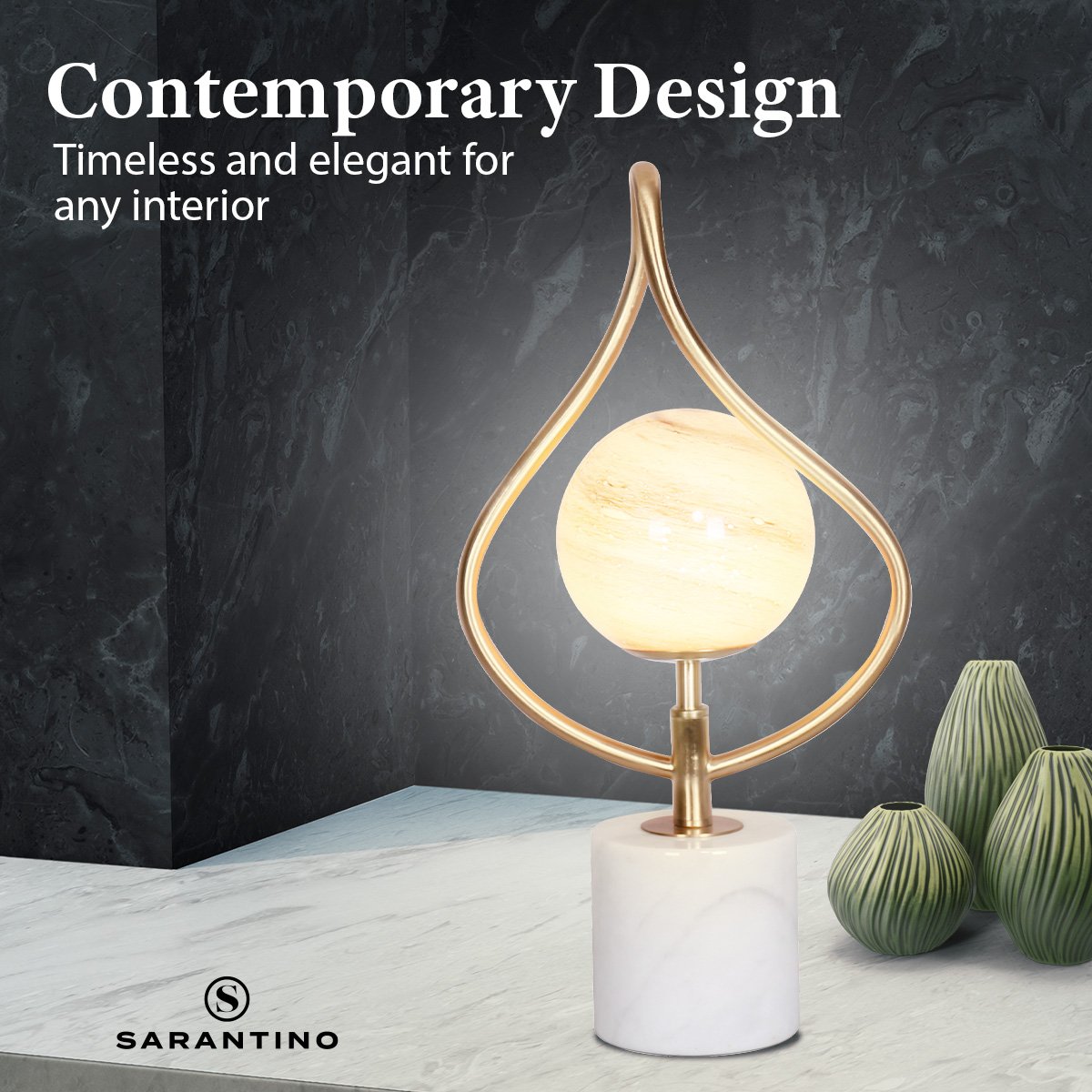 Sarantino Sculptural Table Lamp