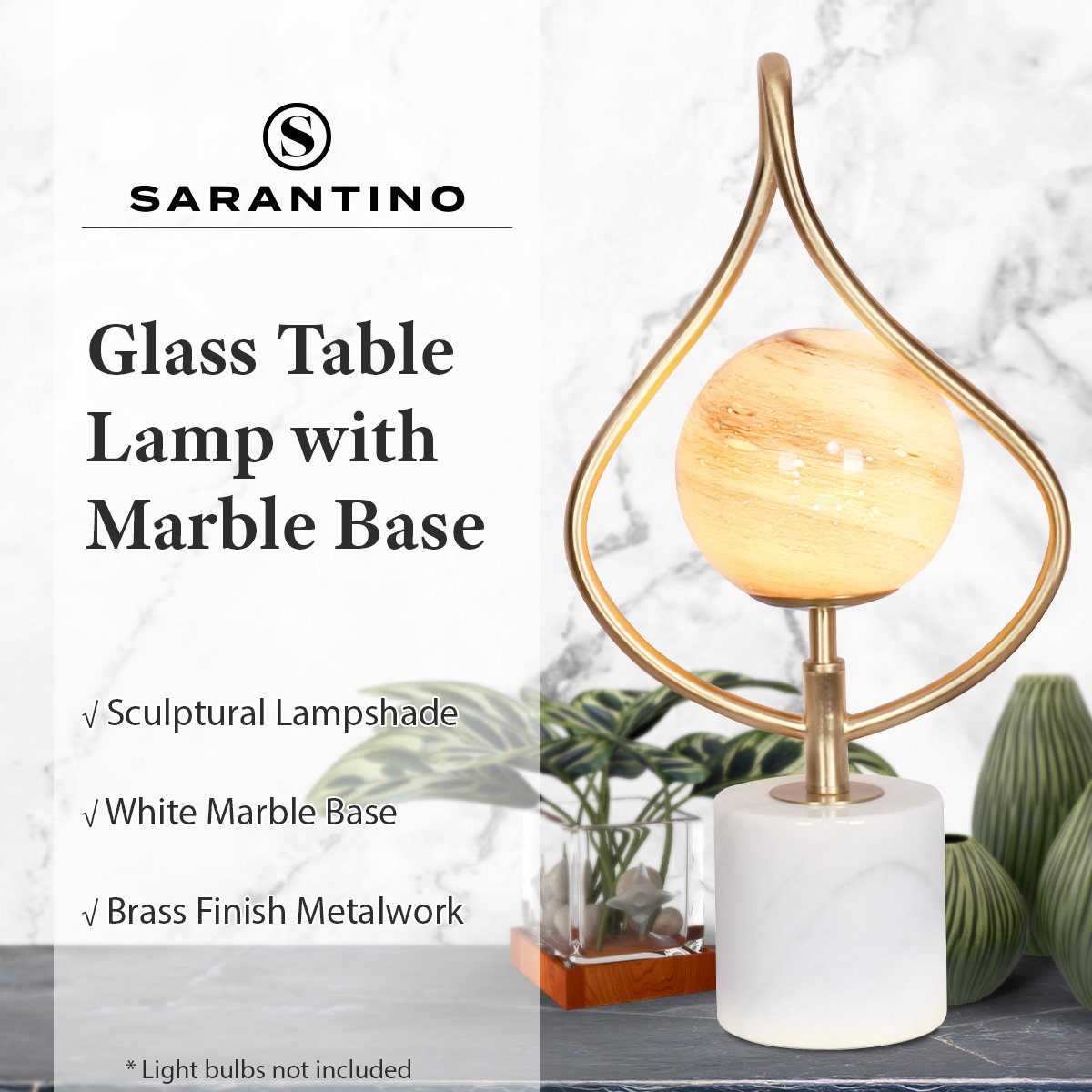 Sarantino Sculptural Table Lamp