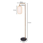 Sarantino Metal Floor Lamp