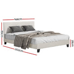 Neo Boucle Double Bed Frame