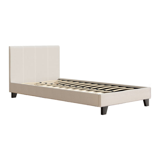 Neo Boucle King Single Bed Frame