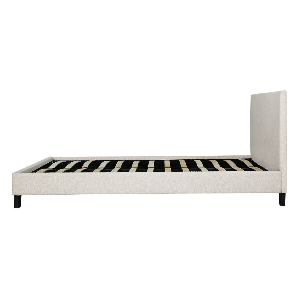 Neo Boucle King Single Bed Frame