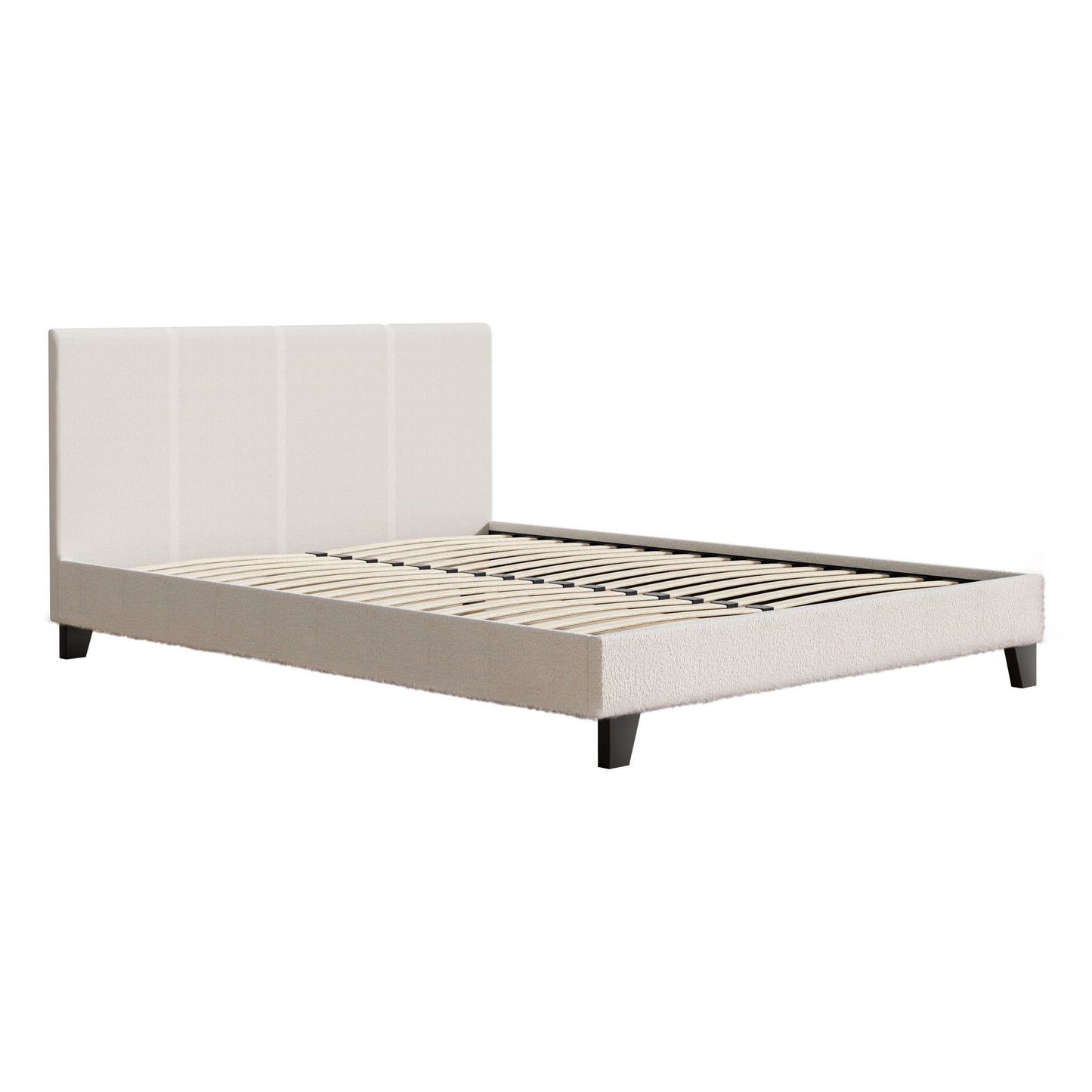 Neo Boucle Queen Bed Frame