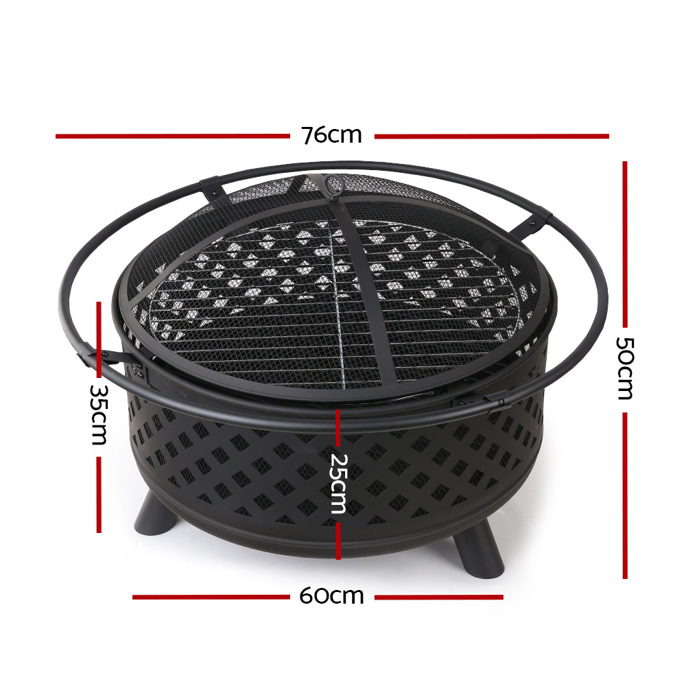 Fire Pit BBQ Grill Smoker