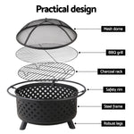 Fire Pit BBQ Grill Smoker
