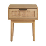 Raven Rattan Bedside Table