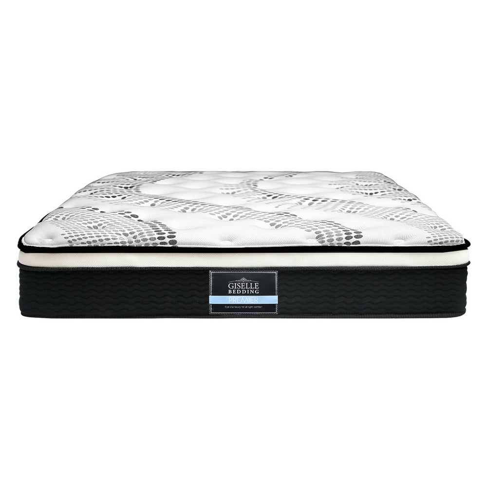 Como Double Euro Top Pocket Spring Mattress