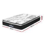 Como Single Euro Top Pocket Spring Mattress