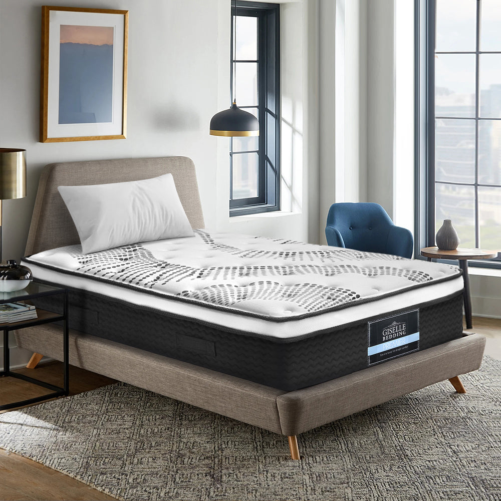 Como Single Euro Top Pocket Spring Mattress