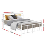 Leon Queen Metal Bed Frame