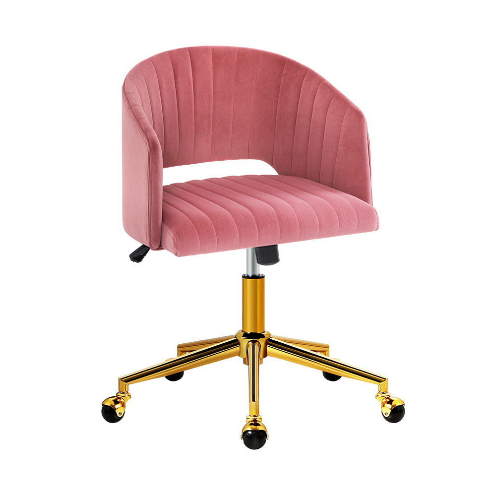 Flamingo Velvet Executive Office Chair