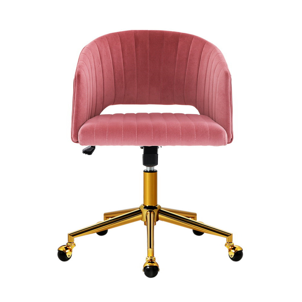 Flamingo Velvet Executive Office Chair