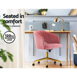 Flamingo Velvet Executive Office Chair
