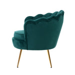 Gatsby Velvet Armchair Emerald Green