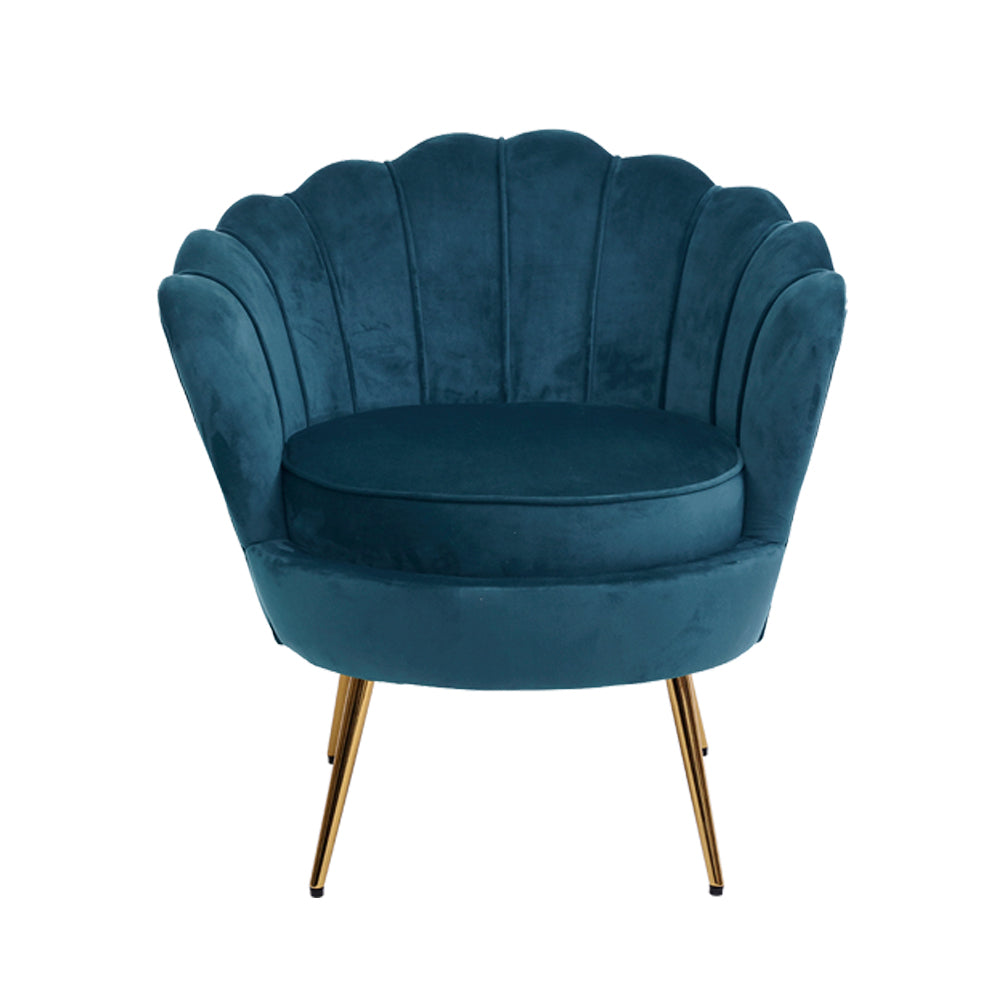 Gatsby Velvet Armchair Teal