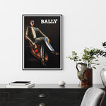 Bally Man & Woman 2 Sets Black Frame Canvas Wall Art 50cmx70cm