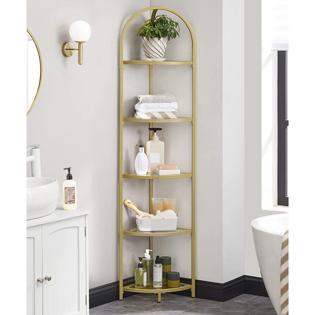 Sophia 5 Tier Corner Ladder Bookshelf